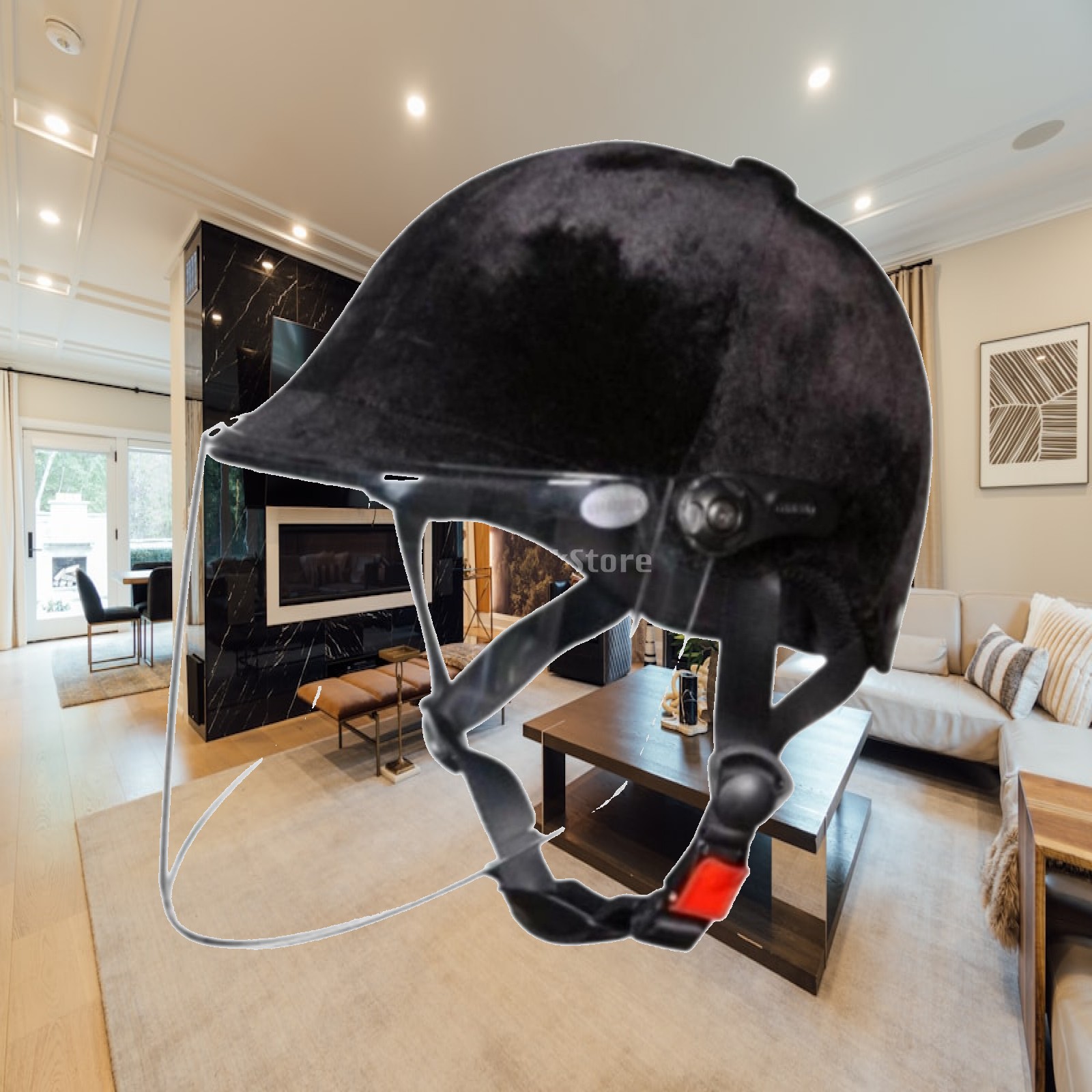 Equestrian Helmet - Verstellbarer Pony-Reithelm, atmungsaktive, leichte Reiterkappe für