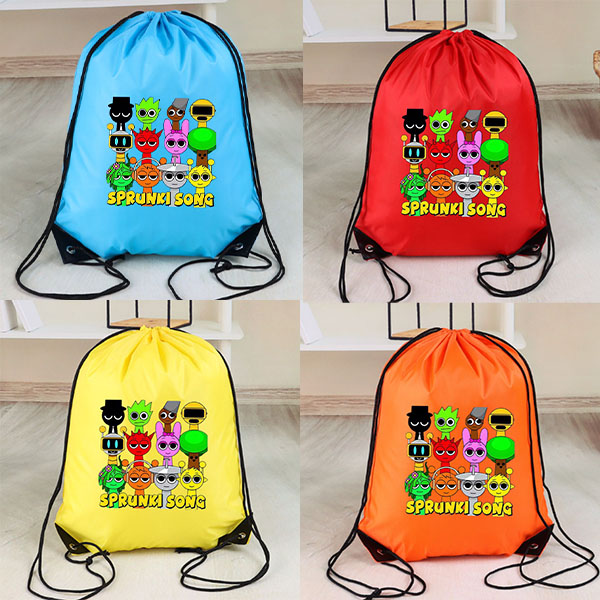 Outdoor Sport Backpack - Sprunki Kordelzugbeutel, wasserdichter Sport-Reiserucksack, Bündeltasche, Basketball-Taschen,