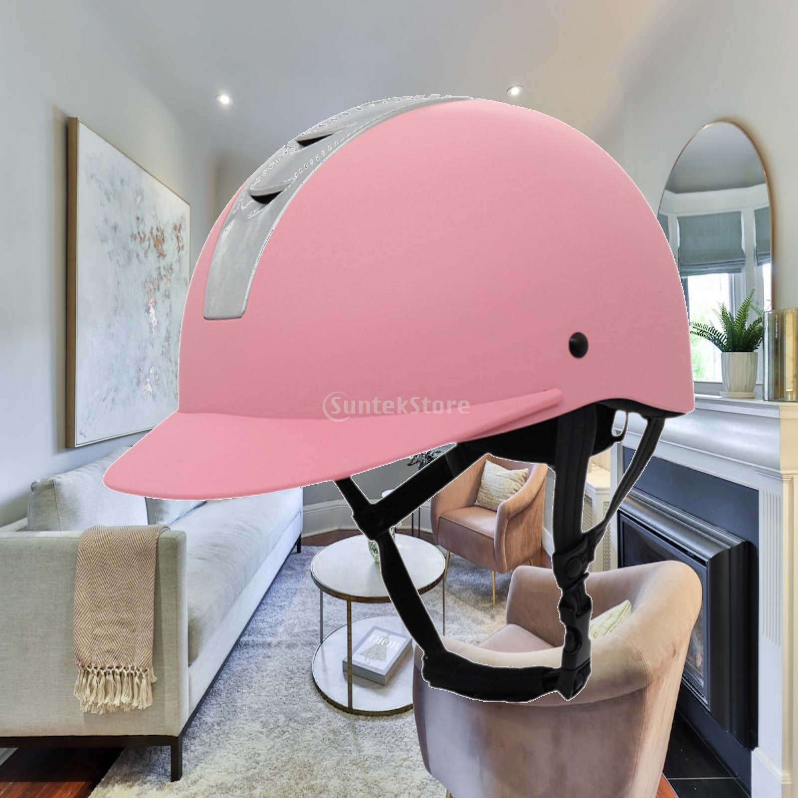 Equestrian Helmet - Bequemer Reithelm mit Waschbarem Futter Schutzkappe