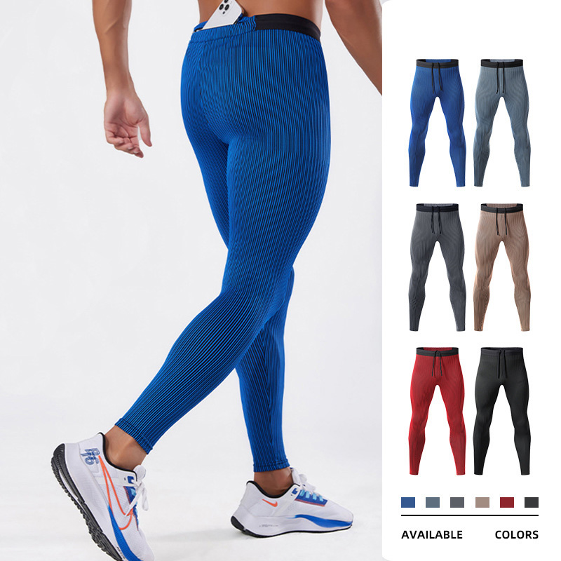 Outdoor Sport Leggings - Männer im Freien Laufhose Tasche Fitness