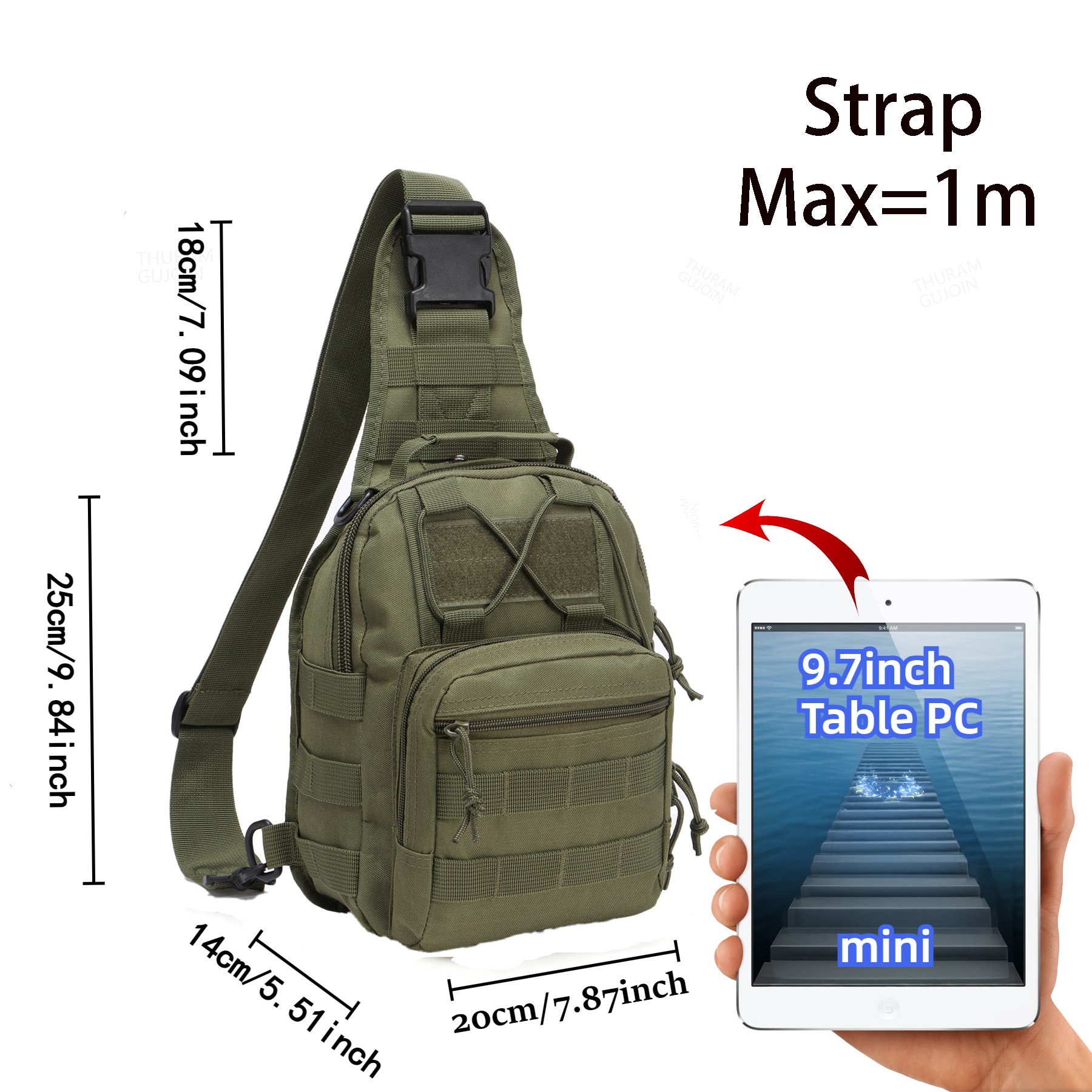 THURAM Outdoor Taktische Tasch – Outdoor Sport Backpack Bewertung und Preis