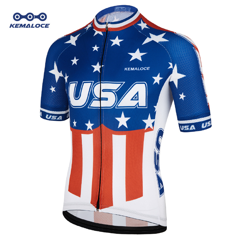 KEMALOCE Bike Jersey USA Navy  – Outdoor Sport Usa Bewertung und Preis