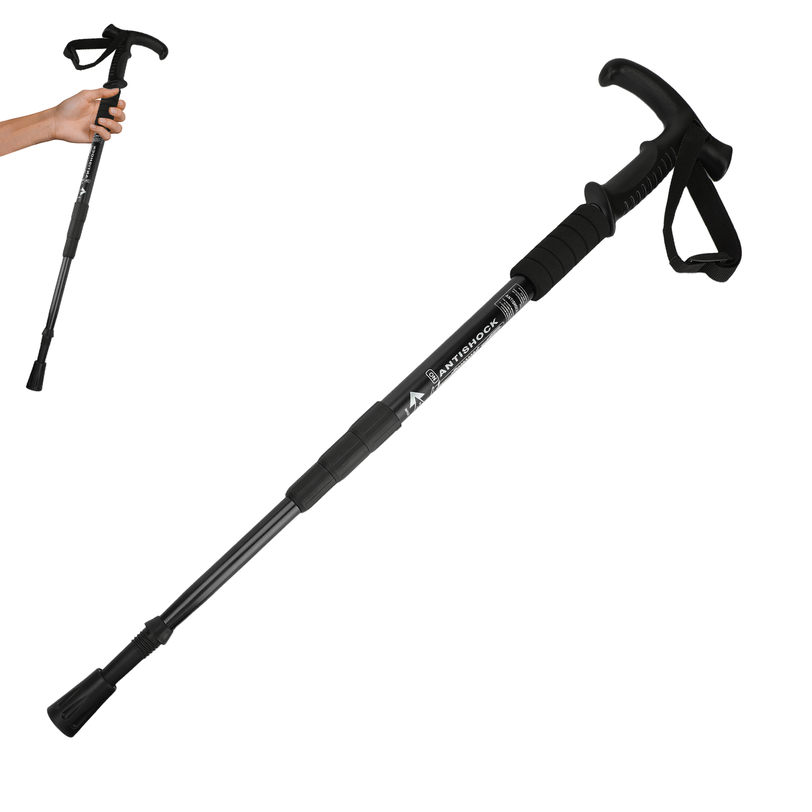 Aluminium-Legierung Wanderstoc – Outdoor Sport Climbing Gear Bewertung und Preis