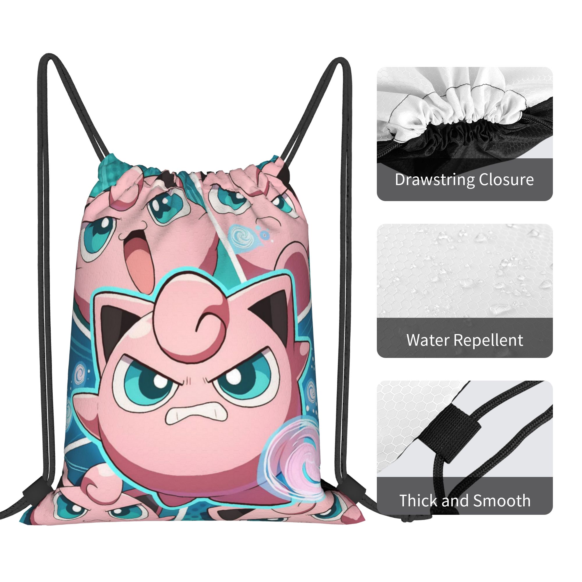 Jigglypuffs Pink Kawaii Rucksa – Outdoor Sport Backpack Bewertung und Preis