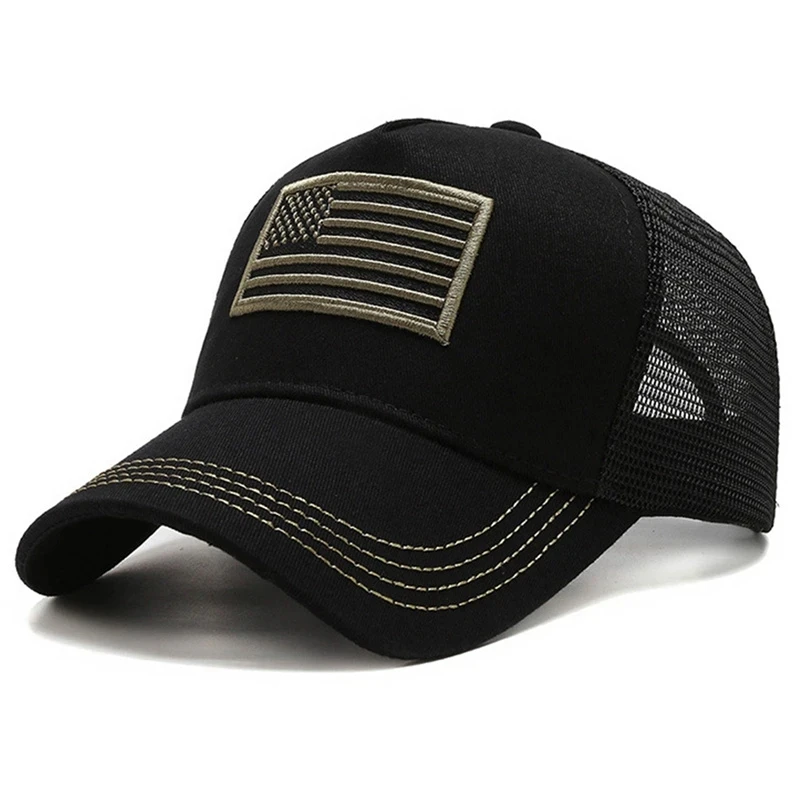 USA-Flagge Mesh-Baseballkappe  – Outdoor Sport Usa Bewertung und Preis