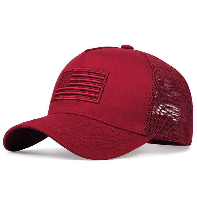 USA-Flagge Mesh-Baseballkappe  – Outdoor Sport Usa Bewertung und Preis