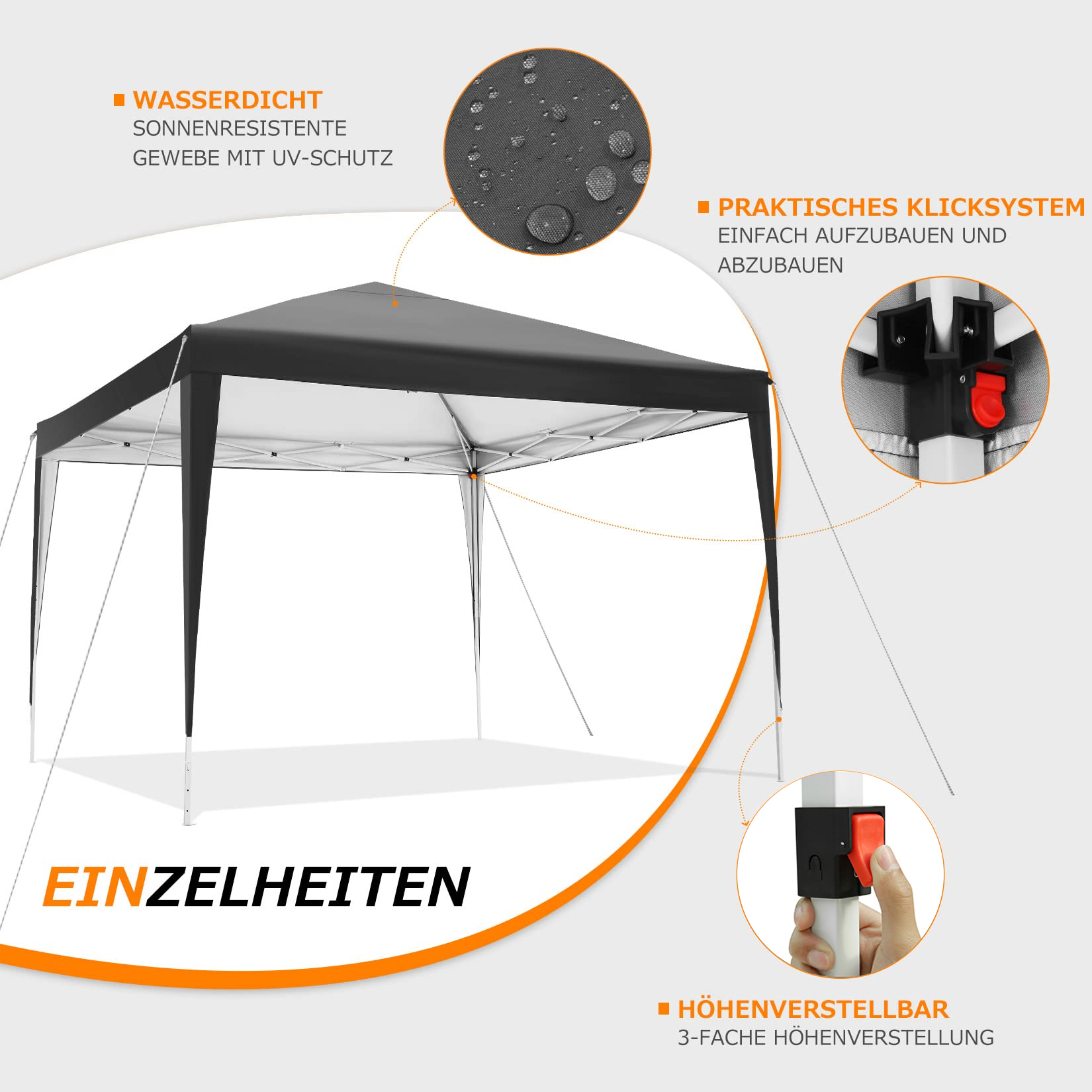 10x10FT Pop-up-Faltzelt, 10x10 – Outdoor Sports Center Bewertung und Preis